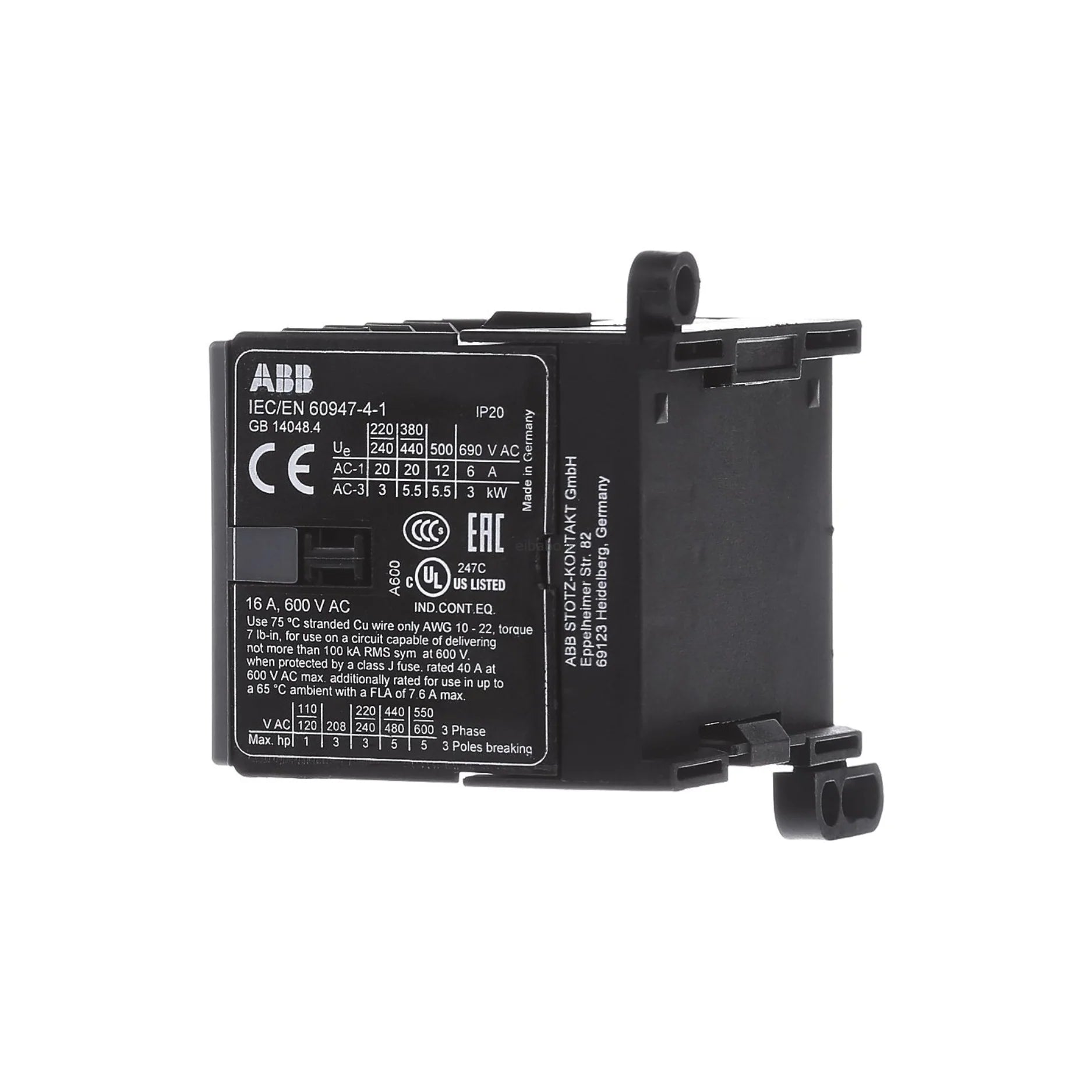 ABB IEC 60947-4-1 | Low Voltage Motor Control Standard
