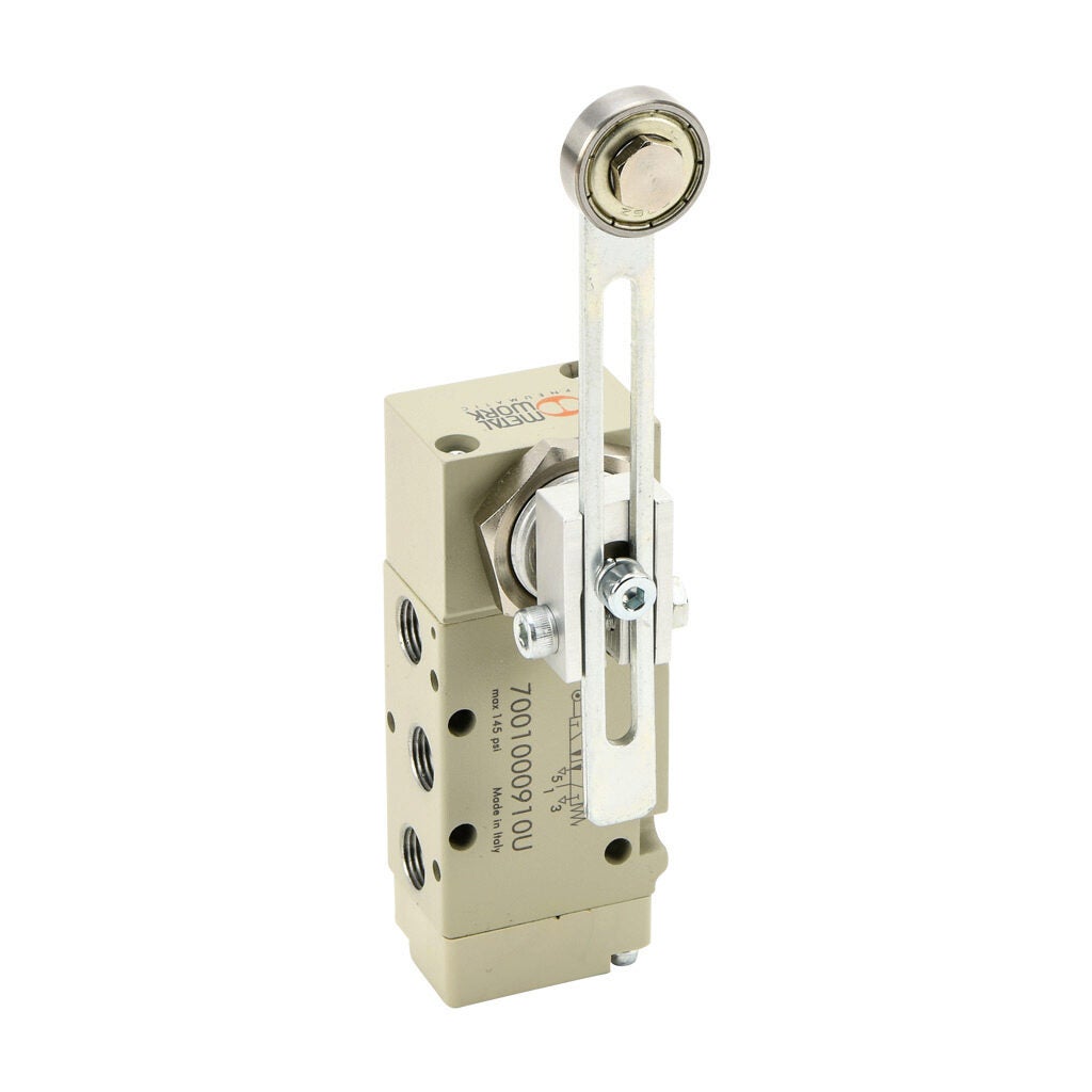 Metal Work Series 70 pneumatic mechanically operated directional control valve - 7001000910U