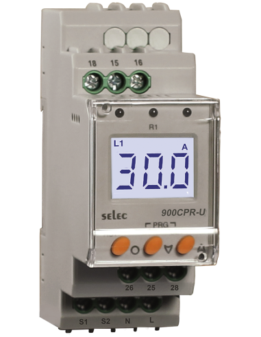 Altech 900CPR-1-BL-U-CE Digital Current Protection Relay, BL