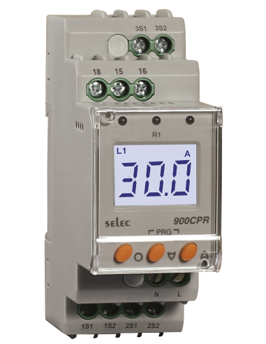Altech 900CPR-3-1-BL-230V-CE Digital Current Protection Relay, BL