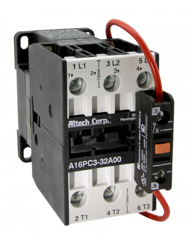 Altech A16PC3-32A00-AC24V Contactor, 3 Pole, 32A/400VAC