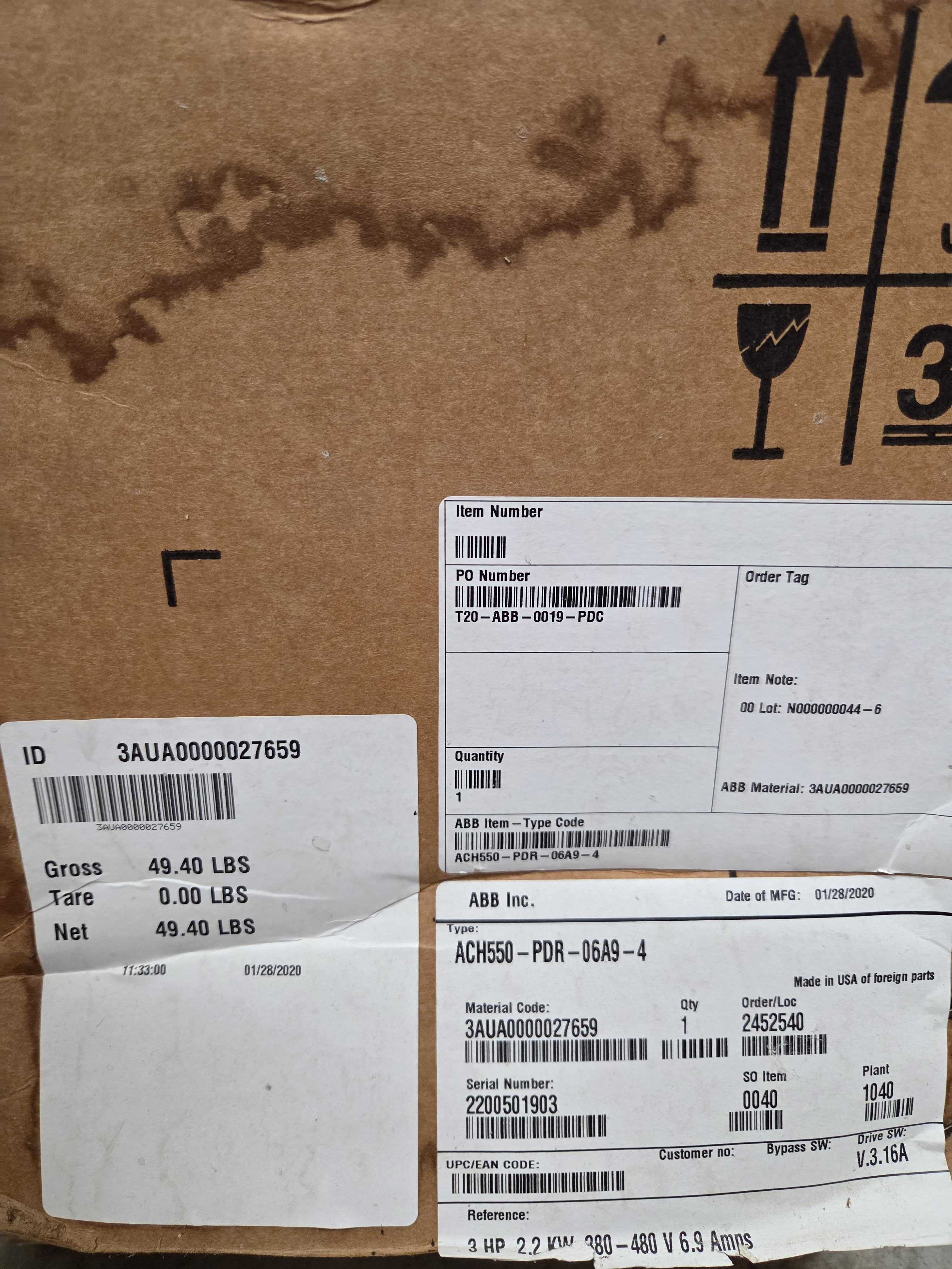 ABB ACH550-PDR-06A9-4