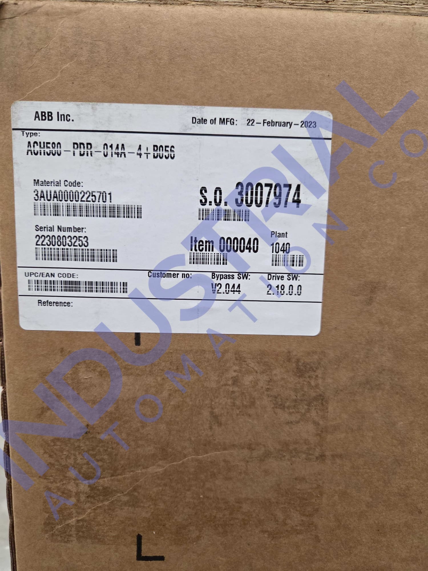 ABB ACH580-PDR-014A-4+B056