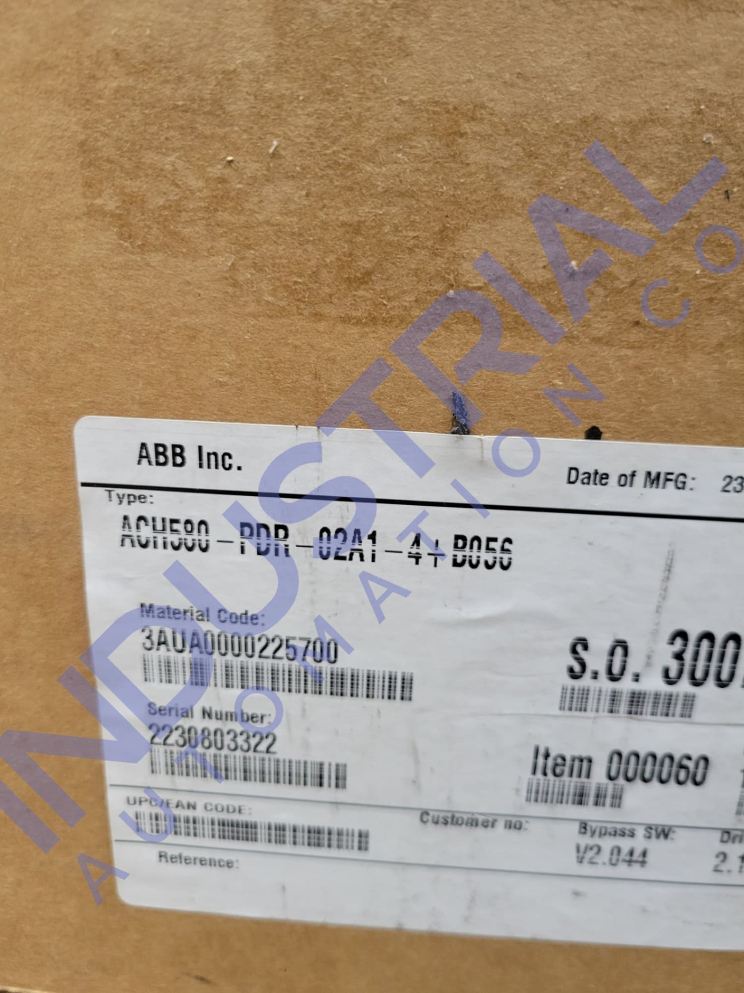 ABB ACH580-PDR-02A1-4+B056