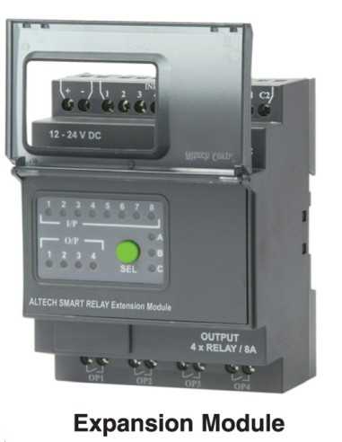 Altech ASR-E120AC Smart Relay, Extension, 120VAC