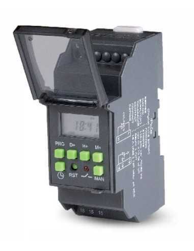 Altech ATS-C12 Digital Time Switch, 12VDC, DIN Rail
