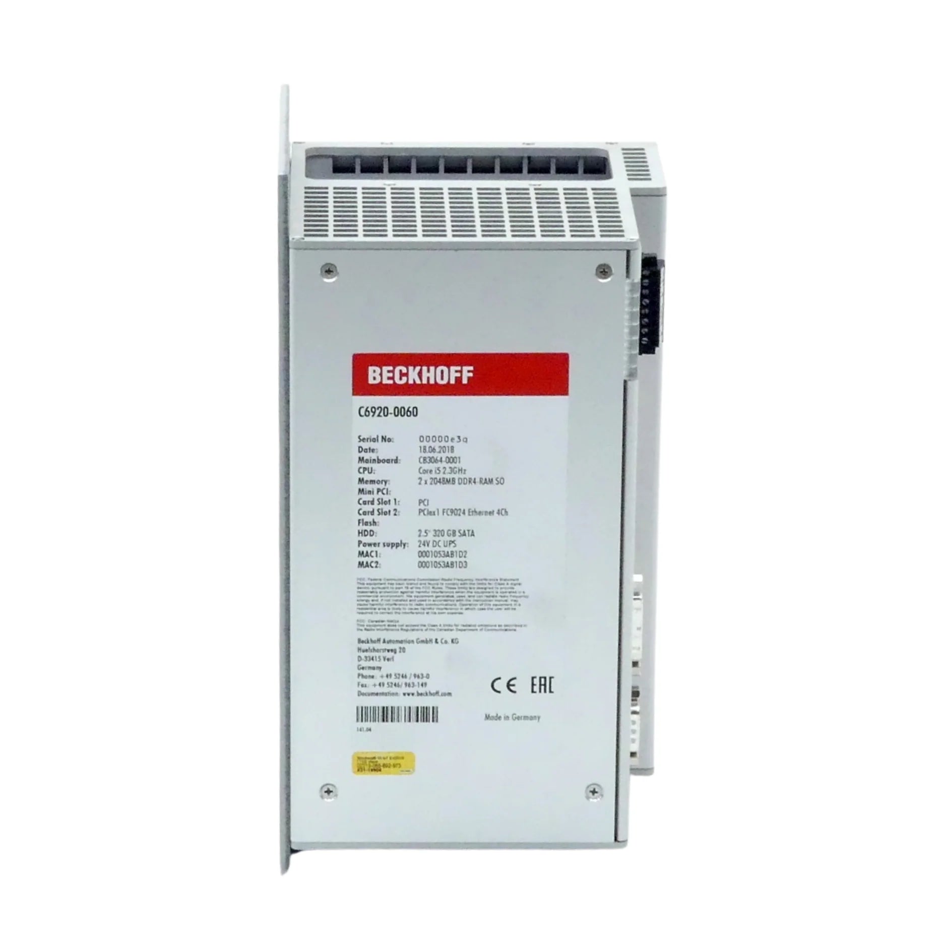 Beckhoff C6920-0060