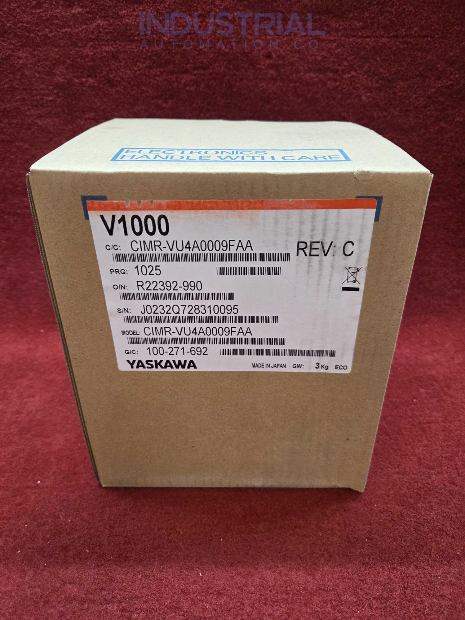 Yaskawa CIMR-VU4A0009FAA