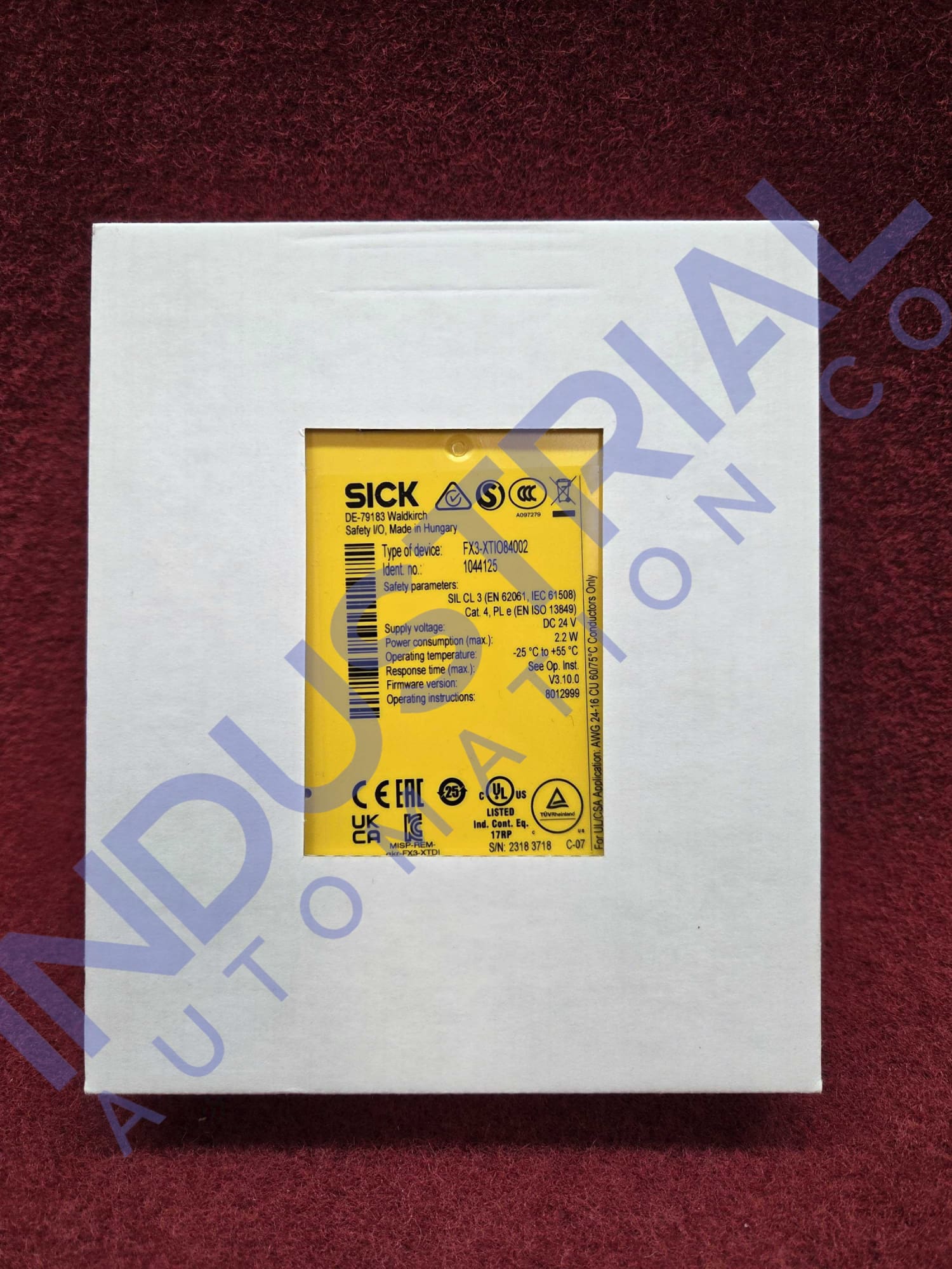 SICK FX3-XTIO84002