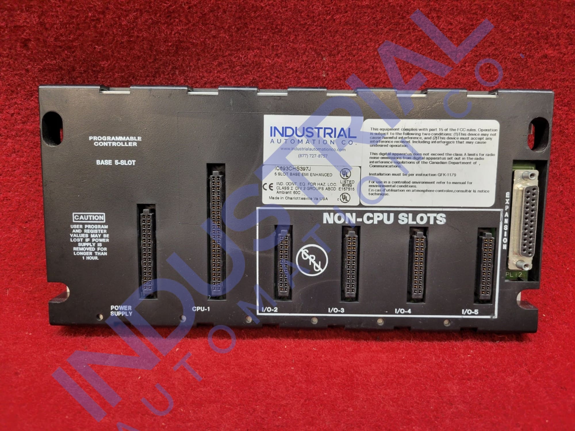 GE FANUC IC693CHS397