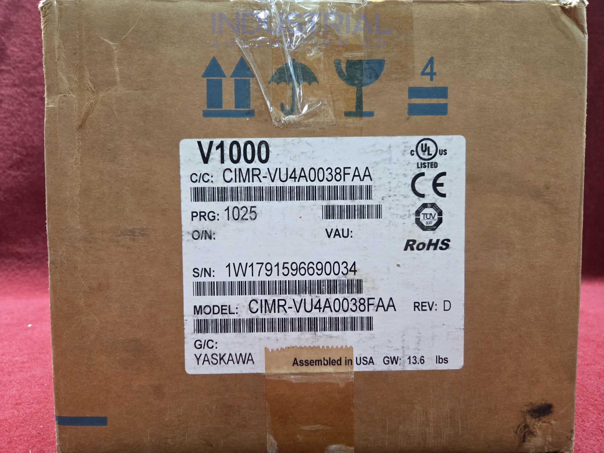 Yaskawa CIMR-VU4A0038FAA