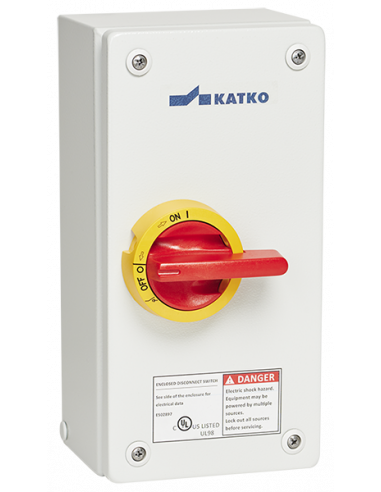 Altech KET360UL98 Y/R SHEET METAL ENCL. SWITCH, 3 POLE