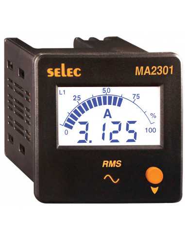 Altech MA2301-110V-CU Ampere Meter, 72x72, LCD