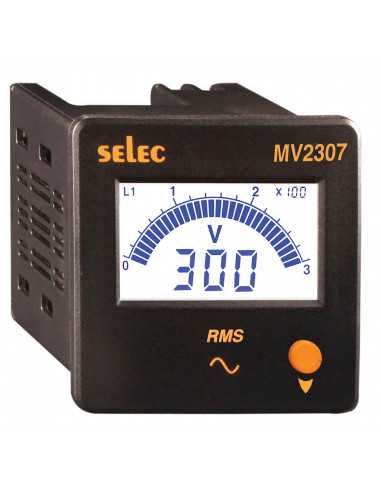 Altech MV2307-110V-CU Volt Meter, 72x72, LCD