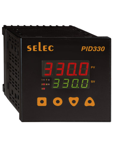 Altech PID330-1-0-01-CU Adv. Dual Display, 3 Output Temp. Controller