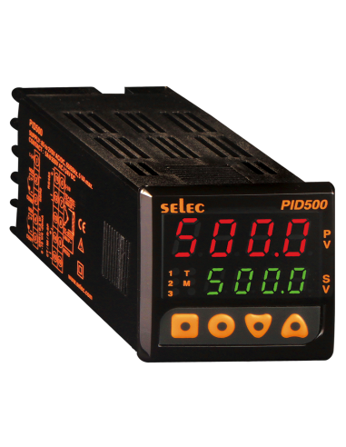 Altech PID500-1-0-01-CU Adv. Dual Display, 3 Output Temp. Controller