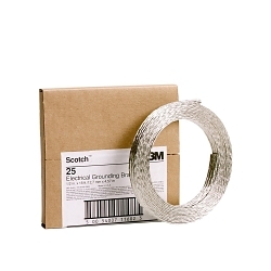 Scotch 7100011690 Grounding Braid, 30 AWG Flat Cable, Copper