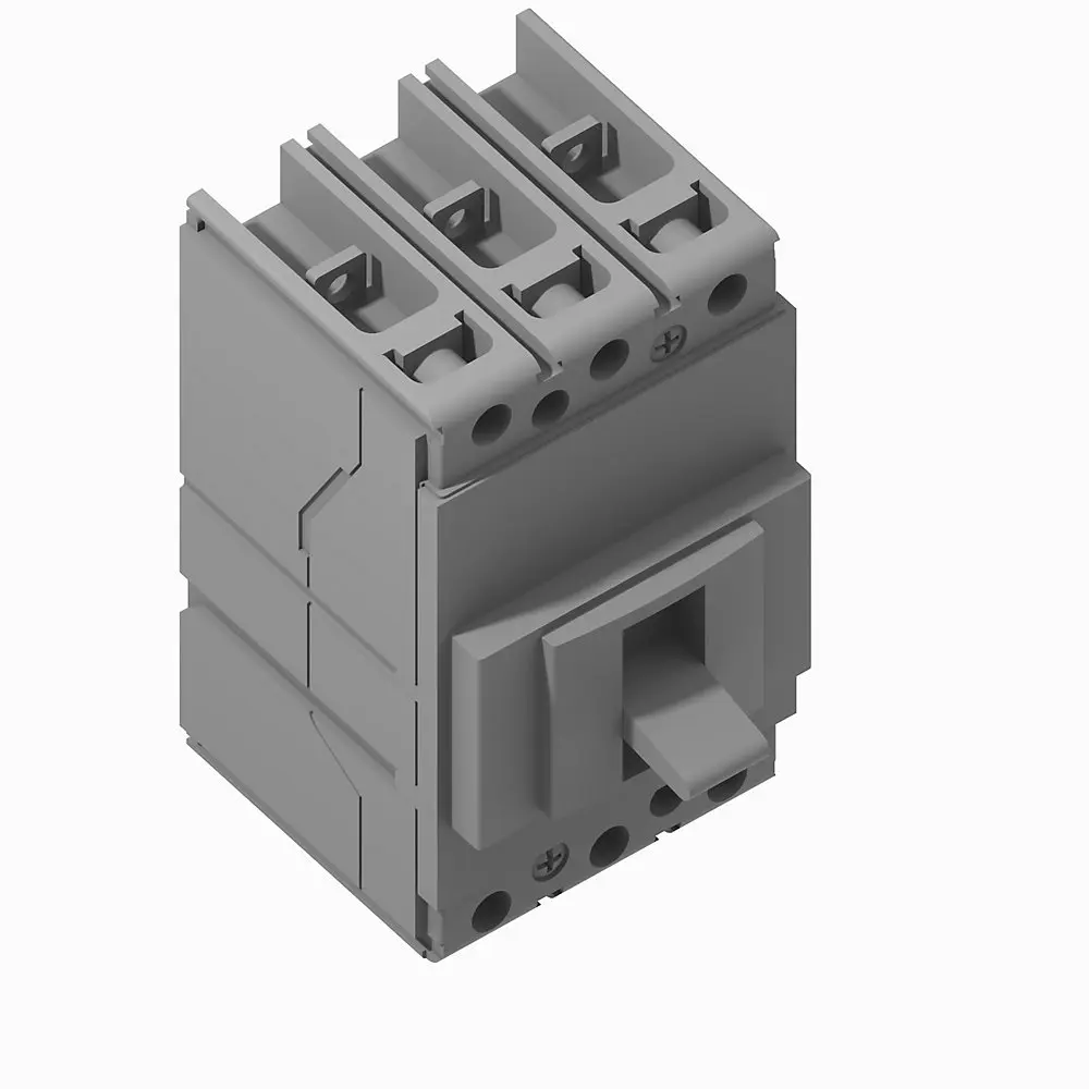 Allen-Bradley Molded Case Ckt-Bkr,125A G Frame,65 kA at 480V,T/M - Fixed Thrm / Fixed Mgntc,3 Poles,63A,80 Percent MCCB,No Bus Bar Mounting,NONE,2  50V AC/DC,NONE,Aux
