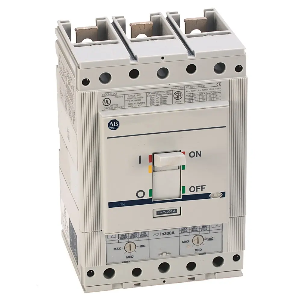 Allen-Bradley Molded Case Ckt Bkr,400A K Frame,35 kA at 480V,T/M  Adjst Thrm / Adjst Mgntc,4 Poles,400A,80 Percent MCCB,No Bus Bar Mounting,NONE,None,NONE,None