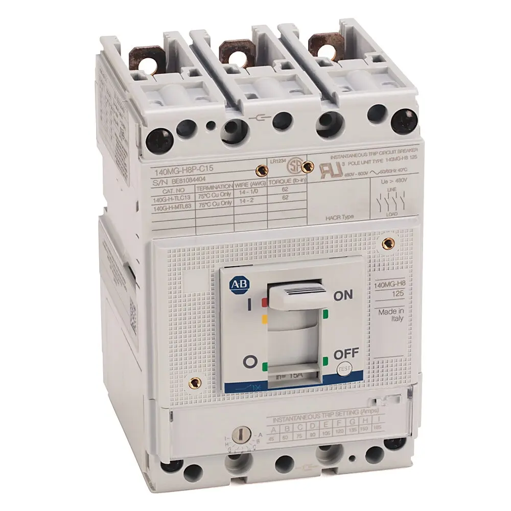 Allen-Bradley Motor Protection Circuit Protectors, H Frame, 35 65 kA at 480V, MCP (magnetic only), 30A