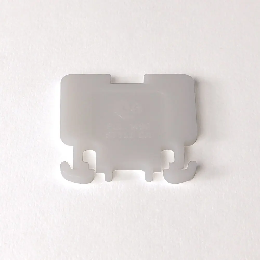 Allen-Bradley Terminal Block, End Barrier, White, for CE2, (Pks Qty 50 pcs)