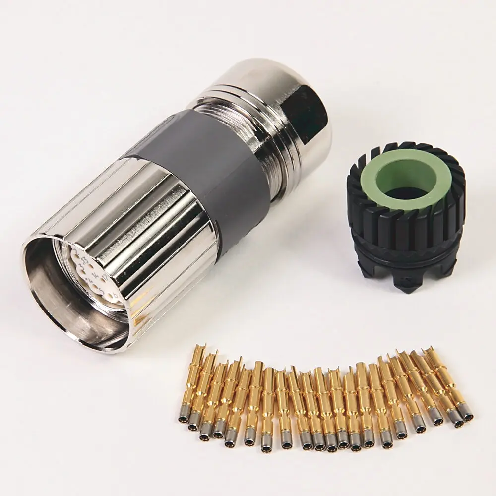 Allen-Bradley Feedback Connector Kit,Circular Plastic Connector,Solder Type Sockets,Motor Plug