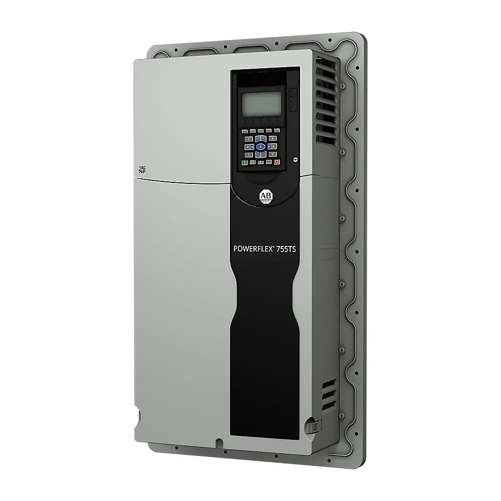 Allen-Bradley 755 AC Drive,Standard Protection,Flange Type,AC Input with Precharge, Inclu,480 VAC, 3 PH,77 Amps, 60HP ND, 50HP HD,CM Jumper Instal led,DB Transistor,Blank (No HIM),Carton & Documents,Frame 5