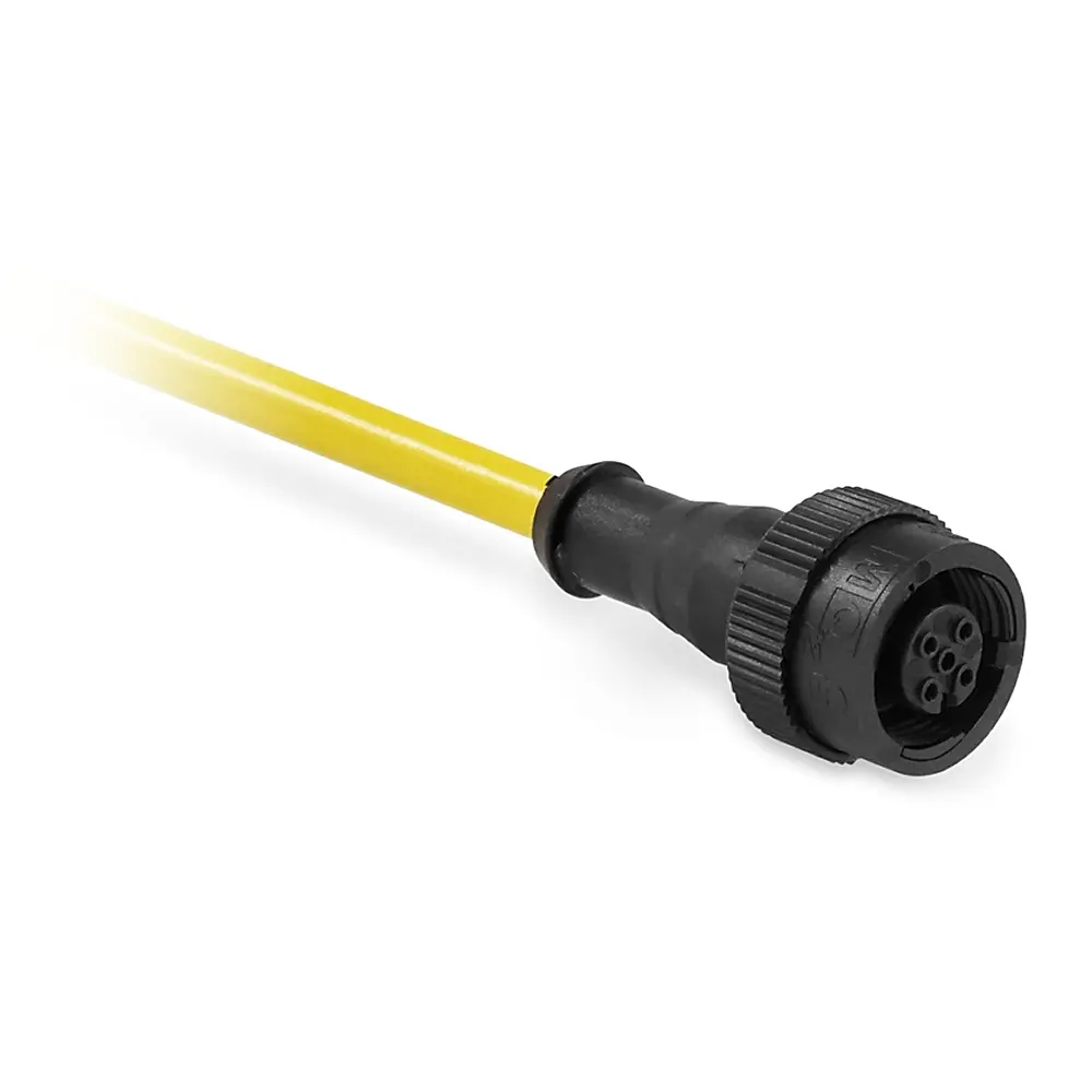 Allen-Bradley M12, Quick Connect, Cordset, Female, PVC, Yellow, 10m