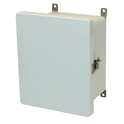 Allied Moulded AM864T JIC Size Enclosure Assembly, 6.13 in W x 4.01 in D x 8 in H, NEMA 1/2/3/3R/4/4X/12/13/IP66, Fiber Reinforced Polyester