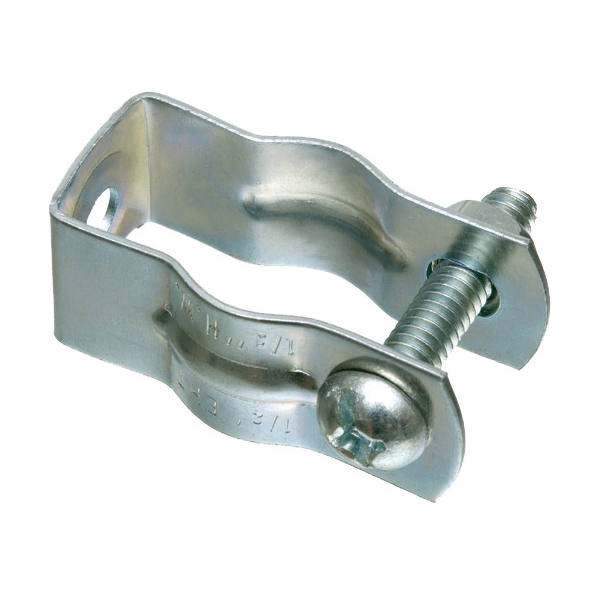 Arlington 2080 Pipe Hanger With 1/4 in Bolt, 1/4 in Hex Nut, 8 in Conduit, Steel