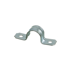 Arlington 363 2-Hole Click-On Conduit Strap, 1-1/4 in Conduit, Steel
