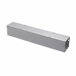 B-Line 101012 GGV NK Straight Section Through Hole Wireway, 12 in L x 10 in W x 10 in H, Screw Cover, Steel