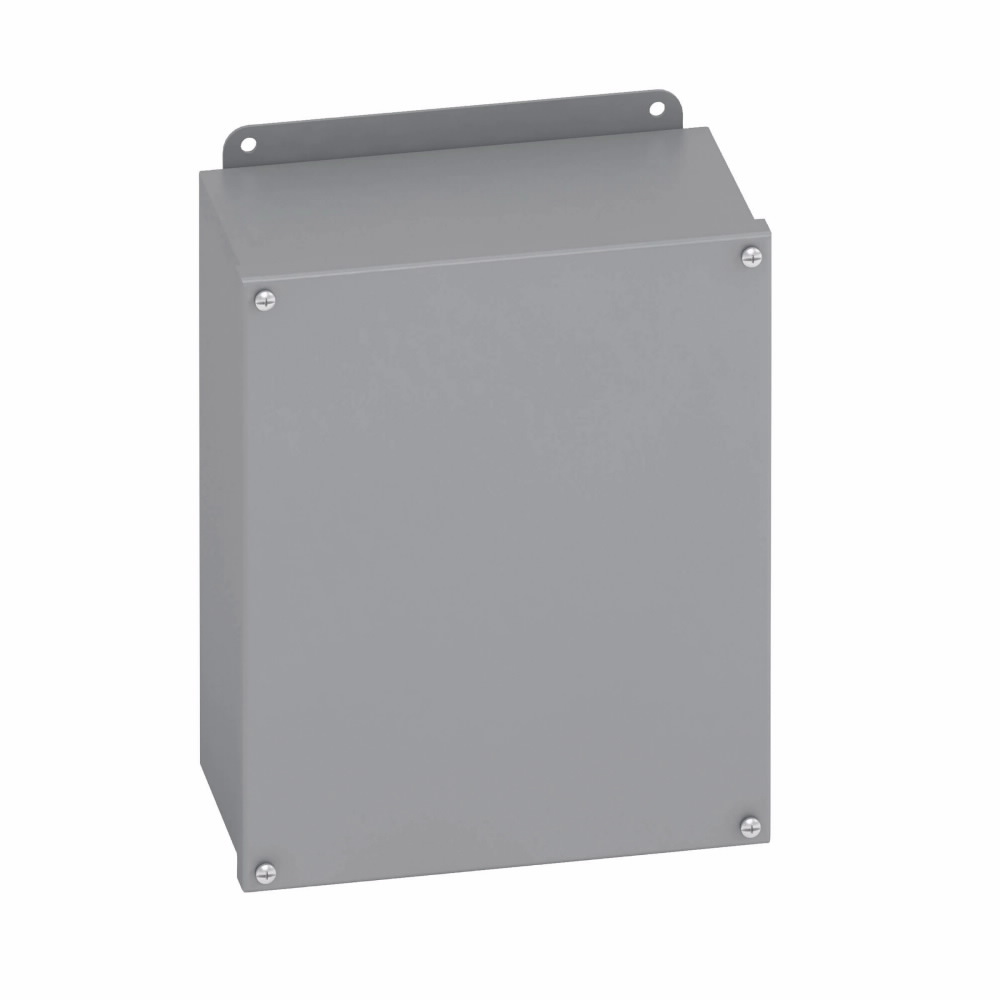 B-Line 16146-12SC JIC Panel Enclosure, 14 in W x 6 in D x 16 in H, NEMA 12/IP65 NEMA Rating, Carbon steel