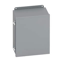 B-Line 16146-FTC JIC Enclosure, 14 in W x 6.54 in D x 16 in H, NEMA 12/IP65 NEMA Rating, Carbon Steel