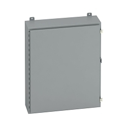 B-Line 242416-12 1-Door Electrical Enclosure, 24 in W x 16 in D x 24 in H, NEMA 12/IP65 NEMA Rating, Carbon Steel