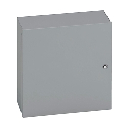 B-Line 24246-1 Medium Panel Electrical Enclosure, 24 in W x 6.62 in D x 24 in H, NEMA 1/IP30 NEMA Rating, Carbon Steel