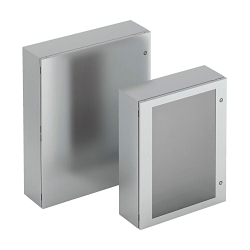 EATON B-LINE SERIES B-Line 363020-SD Premier™ 1-Solid Door Slotted Electrical Enclosure, 30 in W x 20 in D x 36 in H, NEMA 4/12 NEMA Rating, Carbon Steel
