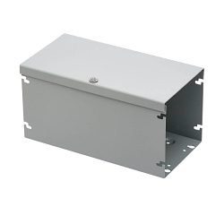 B-Line EnviroShield™ 44120-3RHS NK Through Hole Wireway, 120 in L x 4 in W x 4 in H, Hinged Cover, Steel