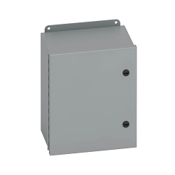B-Line 664-4QT JIC Enclosure, 6 in W x 4 in D x 6 in H, NEMA 4 NEMA Rating, Carbon Steel