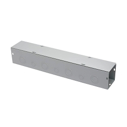 EATON B-LINE SERIES B-Line 6648 G Series Straight Section Wireway With Knockout, 48 in L x 6 in W x 6 in H, Screw Cover, Steel