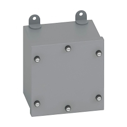 EATON B-LINE SERIES B-Line 664 WPSC Junction Box, 6 in H x 6 in W x 4 in D, Screw Cover, NEMA 3/IP66 NEMA Rating, Carbon steel