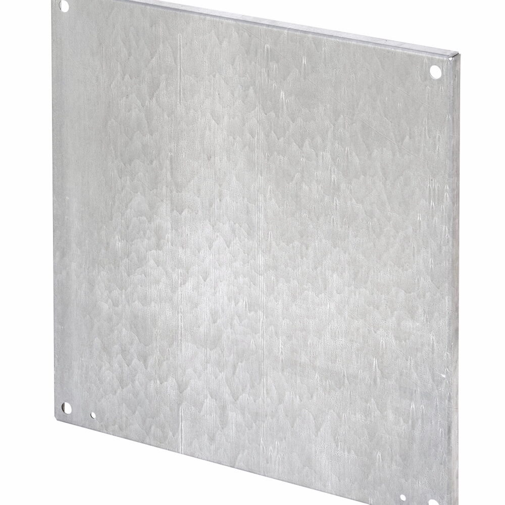 B-Line AW2420SP Flange Enclosure Panel, 16.87 in W x 20.87 in H, Stainless Steel, Gray