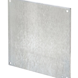 B-Line AW3630P Flange Enclosure Panel, 26.97 in W x 32.87 in H, Steel, White