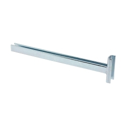 B-Line B196-24ZN Clevis Bracket, 24 in L x 1-5/8 in W x 7/32 in THK, Steel
