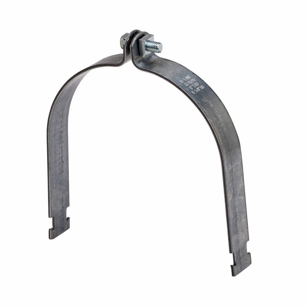 B-Line B2015PAHDGW/SS6 B2000 Pre-Assembled Conduit/Pipe Clamp, 3 in Conduit, 800 lb Load, 3-1/2 in OD, 316 Stainless Steel