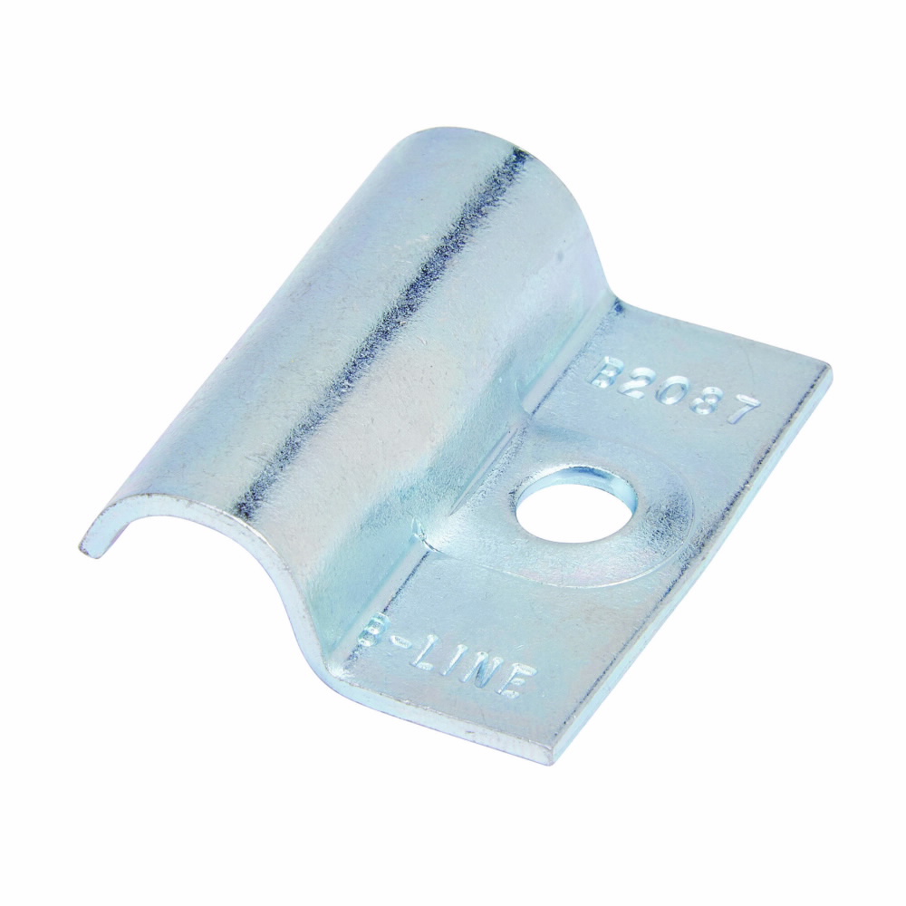 B-Line B2089ZN B2000 1-Hole Tubing Clamp, 3/4 in OD, Steel