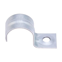 B-Line B2302-11/4ZN 1-Hole Conduit/Pipe Strap, 1-1/4 in Conduit, Low Carbon Steel
