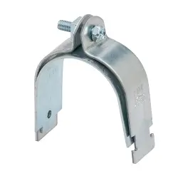 B-Line B2417-3ZN Pipe Guide, For Use With 3 in Pipe, 14 ga Low Carbon Steel