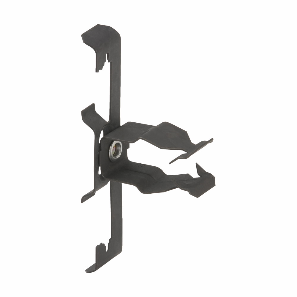 EATON B-LINE SERIES B-Line BP-12-W2 BP Series 2-Piece Push Style Conduit to Rod Fastener, For Use With 3/4 in EMT, 1/2 in IMC/Rigid Conduit, 25 lb Vertical, 15 lb Horizontal Static Load Capacity, Steel