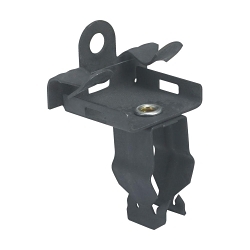 EATON B-LINE SERIES B-Line BP-16-U-2-4 Push Style Conduit to Beam Fastener, 1 in, 3/4 in Conduit, 1/8 to 1/4 in THK Flange, 25 lb Load, High Carbon Steel, Zinc Phosphate